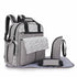 Maroon Asteria large capacity multi-function mommy bag with multiple compartments and adjustable straps, designed for convenient daily use.