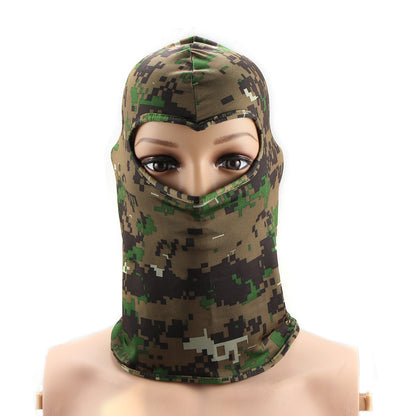 Teal Simba motorcycle cycling ski neck protecting riding mask, lightweight and breathable neck cover for outdoor sports.
