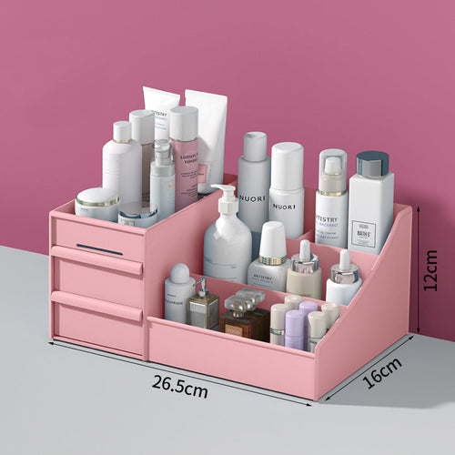 Green Alcestis skincare plastic box with a clear, compact design for storing beauty products and skincare essentials.