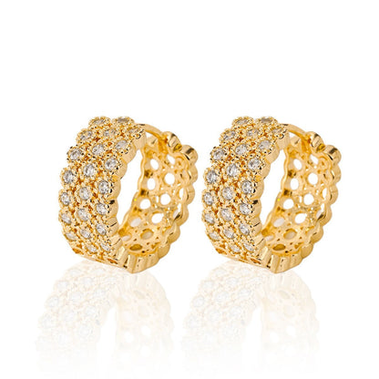 Exquisite designer earrings for kids and babies featuring a stylish jewelry design by CJDropshipping.