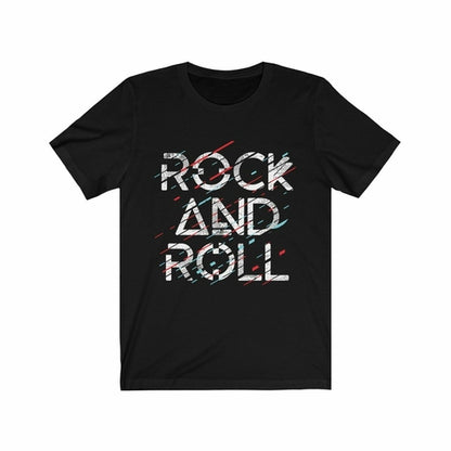 Plum Charlie Rock and Roll T-Shirt featuring bold graphic print, casual fit, and soft cotton fabric.