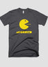 Scorpius ACQUIRED half sleeve T-shirt in black with graphic print, casual short-sleeve design for everyday wear.