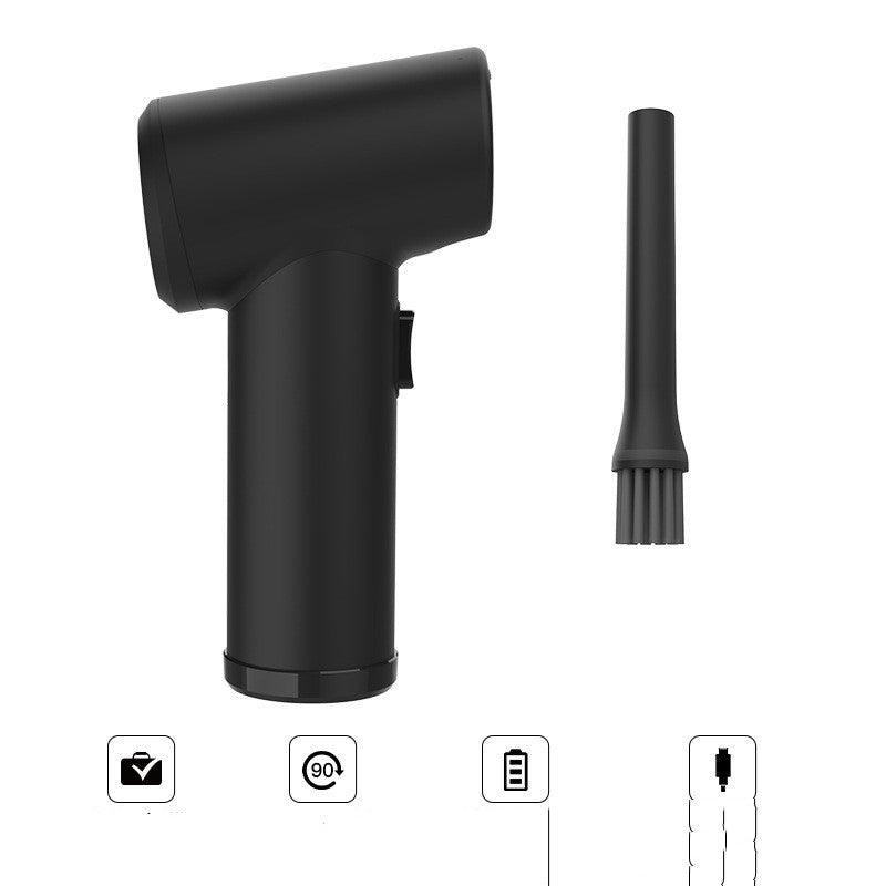 Maroon Asteria portable electric wireless dust blower for car and home cleaning, compact automotive cleaning tool with ergonomic design.