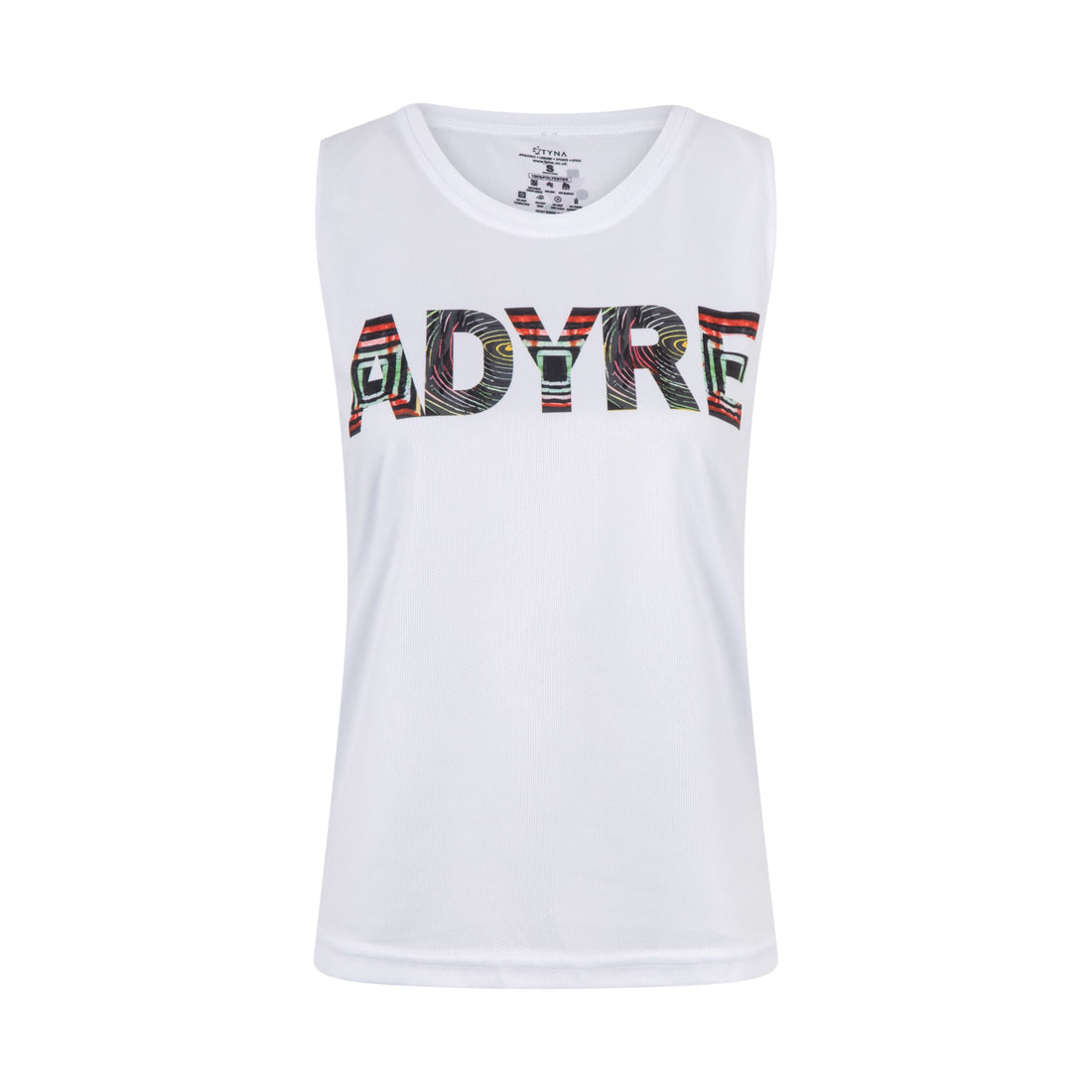 White Oliver Adyre Mesh Workout Vest for activewear, featuring breathable mesh fabric and a sleek fitness vest design.