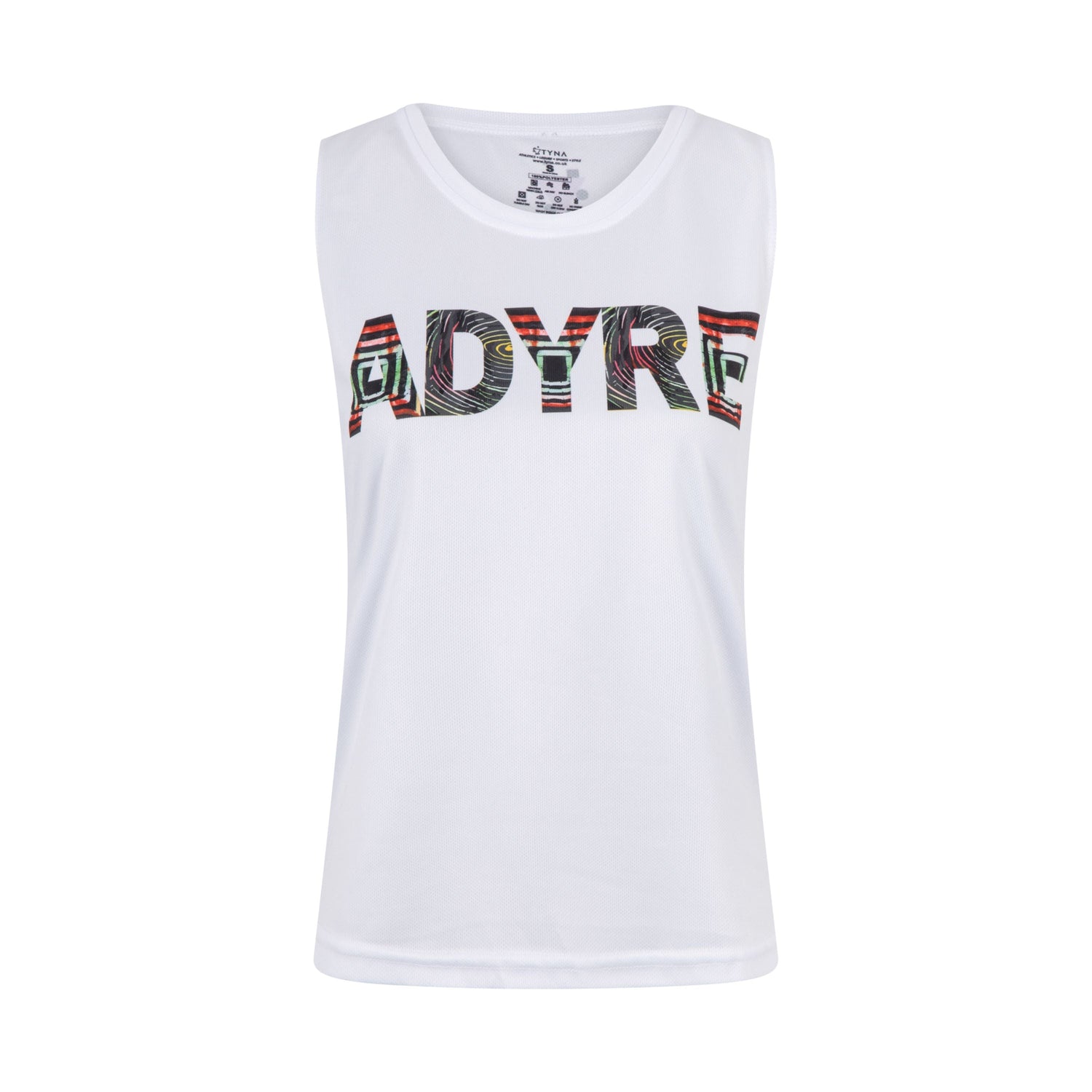 White Oliver Adyre Mesh Workout Vest for activewear, featuring breathable mesh fabric and a sleek fitness vest design.