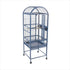 Small sandstone dome top bird cage by Rose Chloe with metal bars and spacious interior, suitable for pet birds.