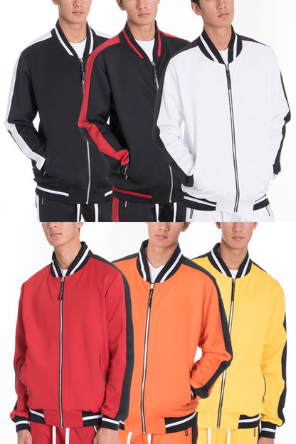 Lime Milo Rally Track Jacket, activewear men&