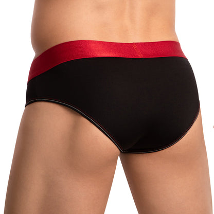 Ochre Pandora Agacio AGJ037 brief in black, stylish men&