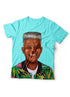 Scorpius Nelson Mandela T-shirt featuring a graphic print of Nelson Mandela&