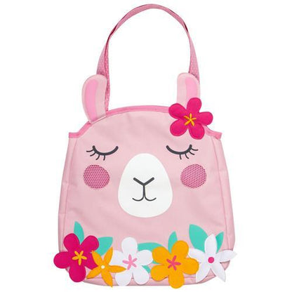 White Eucalyptus alpaca beach tote for pets, featuring soft fabric and spacious design perfect for carrying pet essentials.