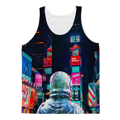 Sky Felix Another Night Classic sublimation adult tank top, soft fabric, sleeveless design, vibrant print on front.