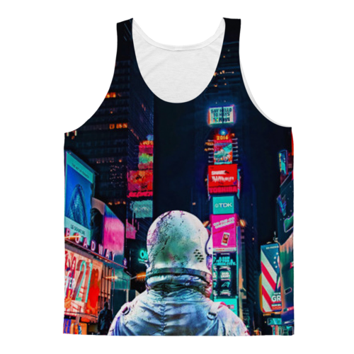 Sky Felix Another Night Classic sublimation adult tank top featuring vibrant print on a sleeveless T-shirt for adults.