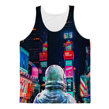 Sky Felix Another Night Classic sublimation adult tank top featuring vibrant print on a sleeveless T-shirt for adults.