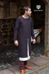 Azure Briseis Long Tunic Arnaud Grey for festivals and parties, featuring a stylish, comfortable design in soft grey fabric.