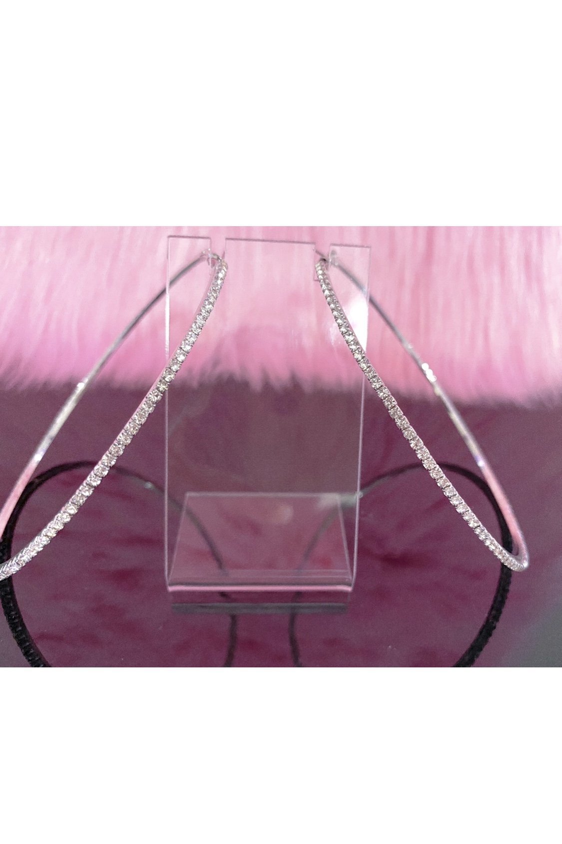 Burgundy Uranus hoop earrings, Around The Way Girl style, featuring medium-sized gold-tone hoops with a stylish, trendy design.