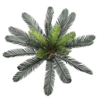 Artificial Cycad plant, 60cm tall, from Lemon Artemis, ideal for home decor with lush green, realistic-looking leaves.
