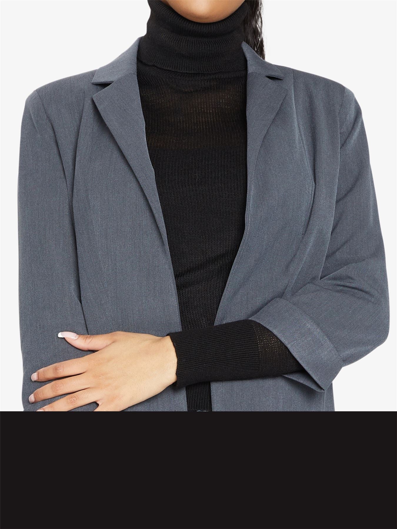 Rose Eleusis Edge To Edge Blazer, stylish tailored jacket with clean lines and structured fit, perfect for professional or casual wear.