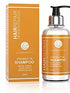 Black Sugarplum Hairworthy Hairrepair Shampoo bottle, bath and beauty product for damaged hair, with a sleek design and label details.