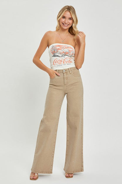 Jade Icarus RISEN full size high-rise wide-leg jeans with tummy control, plus size women&