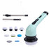 Maroon Asteria wireless electric cleaning brush for bathroom windows, multifunctional and ideal for easy cleaning tasks