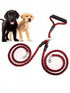 Braided dog leash with handle by Pear Daisy, made of durable material, suitable for walking and outdoor activities.