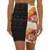 Black The Original Woman mini skirt by Erin Theia, featuring a fitted waist and stylish design, shown on a model.