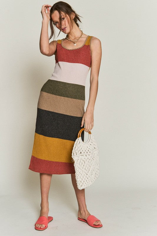Color block casual women&