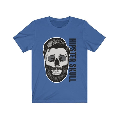 Plum Charlie hipster skull graphic T-shirt featuring a bold pop culture skull design on a casual T-shirt.
