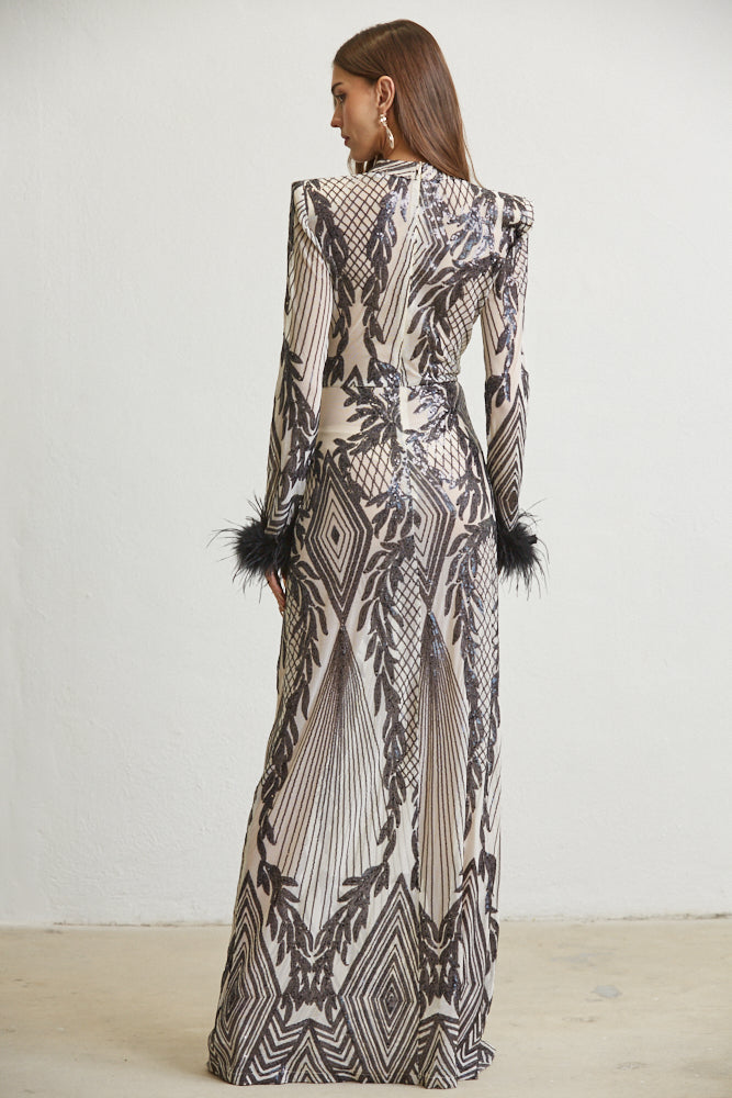 White Amphitryon Juliette Dress for women, stylish and elegant, displayed on a hanger with close-up of fabric and design details.