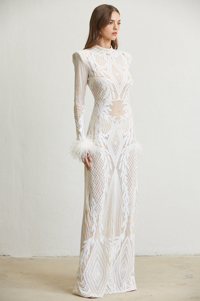 White Amphitryon Juliette Dress for women, featuring a stylish and elegant design, shown in this image.