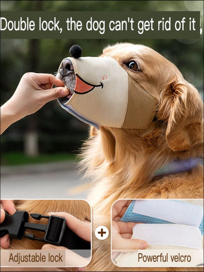 Pear Daisy anti-bite dog muzzle for safe training and control, made of durable materials, suitable for home and outdoor use.