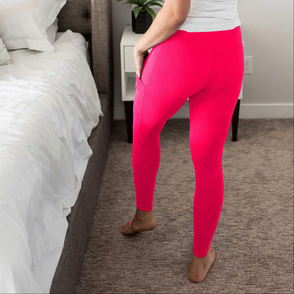 Pink Bearberry brushed microfiber full-length women&