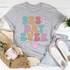 Jade Thalassa Best Day Ever Tee in athletic heather peachy Sunday, casual T-shirt with a relaxed fit and graphic design.