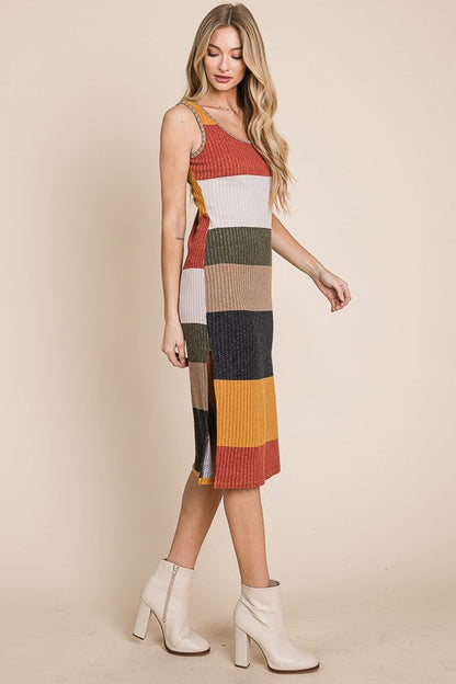 Color block casual dress by Jade Icarus, women&