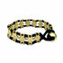 Black and gold Amara bracelet from Ariel, stylish fair trade bracelet with intricate design and adjustable fit.