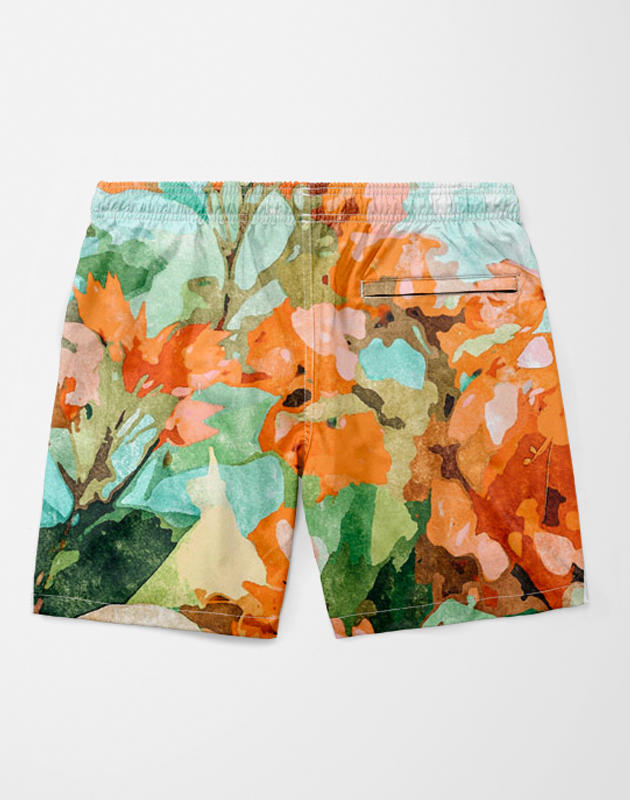 Sky Felix blush garden shorts T-shirt featuring a floral design, casual fit, and vibrant blush color.