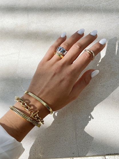 Bronze Lucy Brigitte Ring featuring intricate jewelry design with bronze finish and elegant craftsmanship.