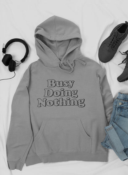 Jade Thalassa busy doing nothing hoodie with a relaxed fit, featuring a minimalist design on soft fabric.