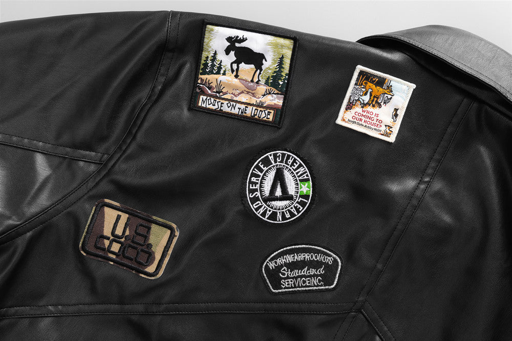Black Drive Moto Jacket from Carmine Juneberry Haute Edition 25, featuring a sleek leather design and silver hardware.