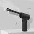 Maroon Asteria portable electric wireless dust blower for cars and home, showing handheld device with nozzle and power button.