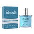 Carmine Juneberry Roxelis™ Eau de Toilette bottle, elegant bodycare fragrance with a sleek design, on a neutral background.