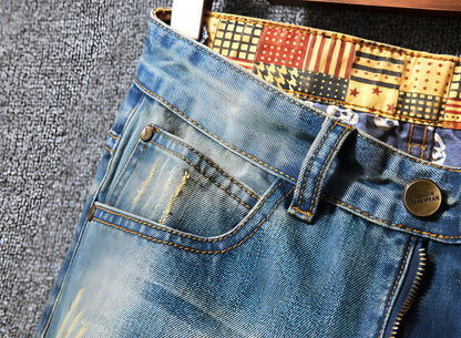 Carmine Juneberry UrbanRip™ Hong Kong Style Ripped Jeans pants with distressed details and a modern fit.