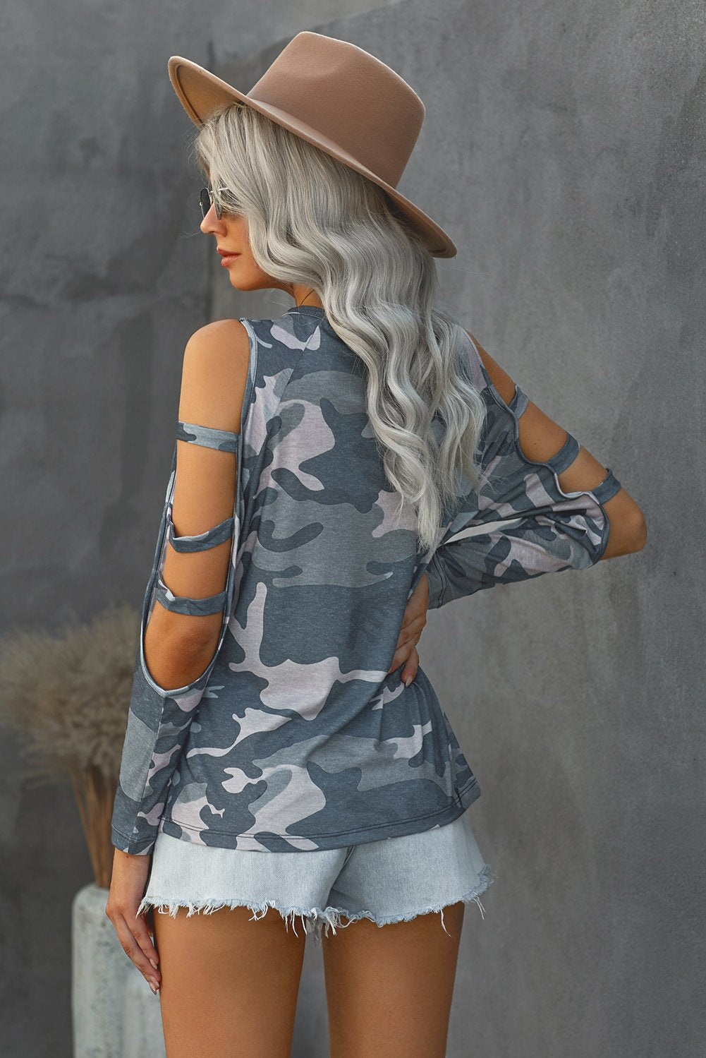 Jade camouflage long sleeve women&