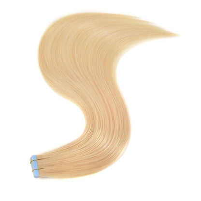 Carmine Juneberry LuxeWave traceless invisible real hair wig extension, natural black, styled with soft waves, seamless integration.