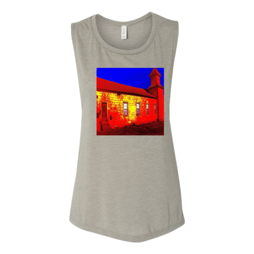 Teal Ananke Abandoned Church women&