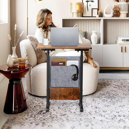 Height Adjustable Standing Desk 16x24 Inches Brown