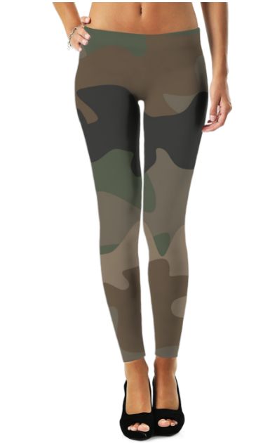 Sky Felix Camofludge Seamless Leggings shown with camouflage pattern, stretchy fabric, and a snug fit for active wear or casual outfits.