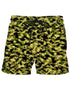 Camouflage Sky Felix swim shorts with elastic waistband and drawstring, suitable for beach or poolside wear.
