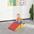 Soozier 2-piece climb and crawl soft foam activity play set in taupe shadow, ideal for safe indoor play and exploration.