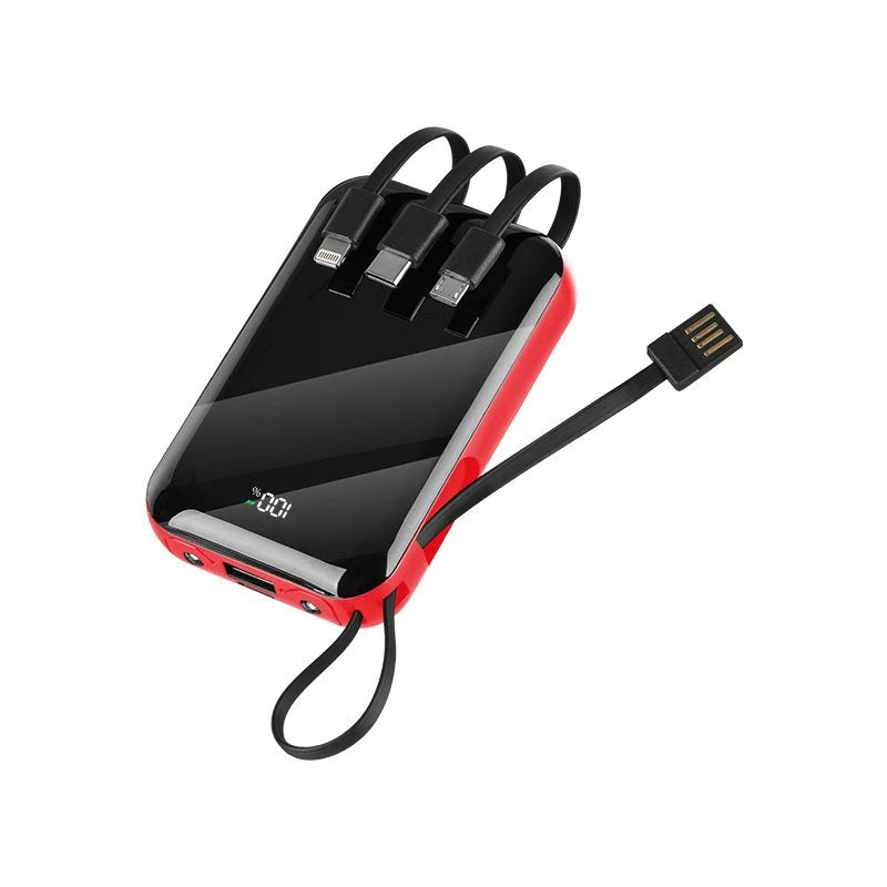 Pear Daisy portable power bank with fast and wireless charging, high capacity, suitable for home and outdoor use.